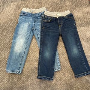 3T boys jeans light and dark wash 2 pk